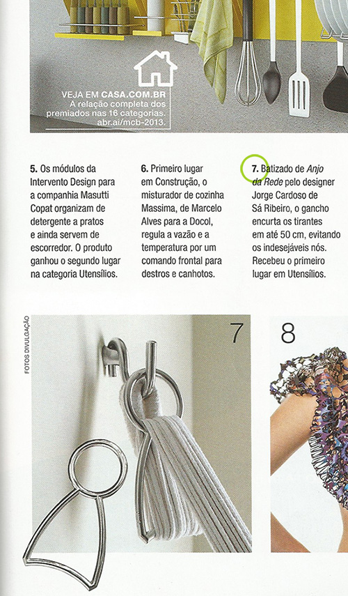 Revista Casa Cláudia, dezembro de 2013.